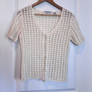 90s Vintage Crochet Top Old Navy Perfect Condition Womens M